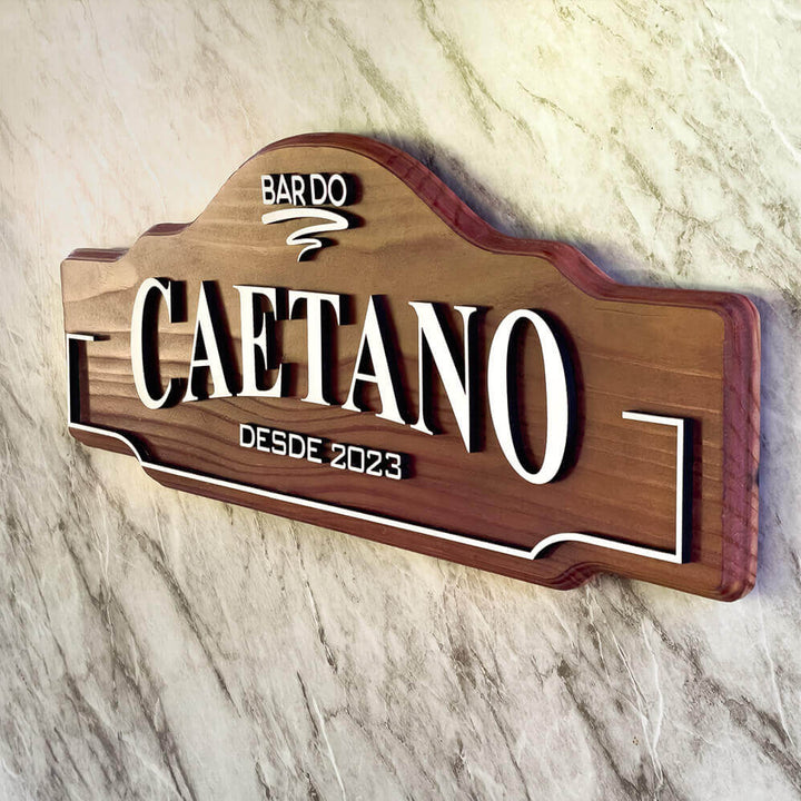 Placa Bar Personalizada