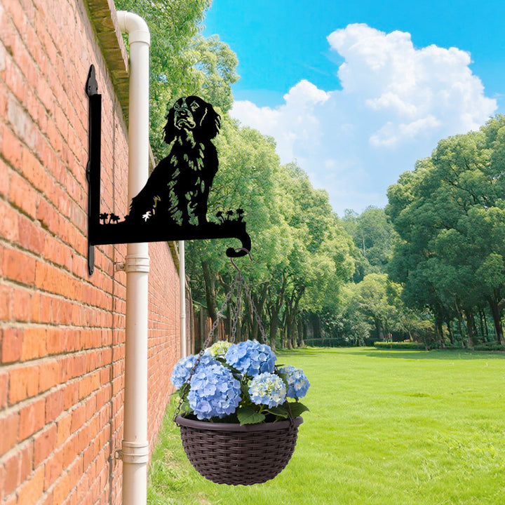 Springer Spaniel Inglês - Suporte de Planta em Metal