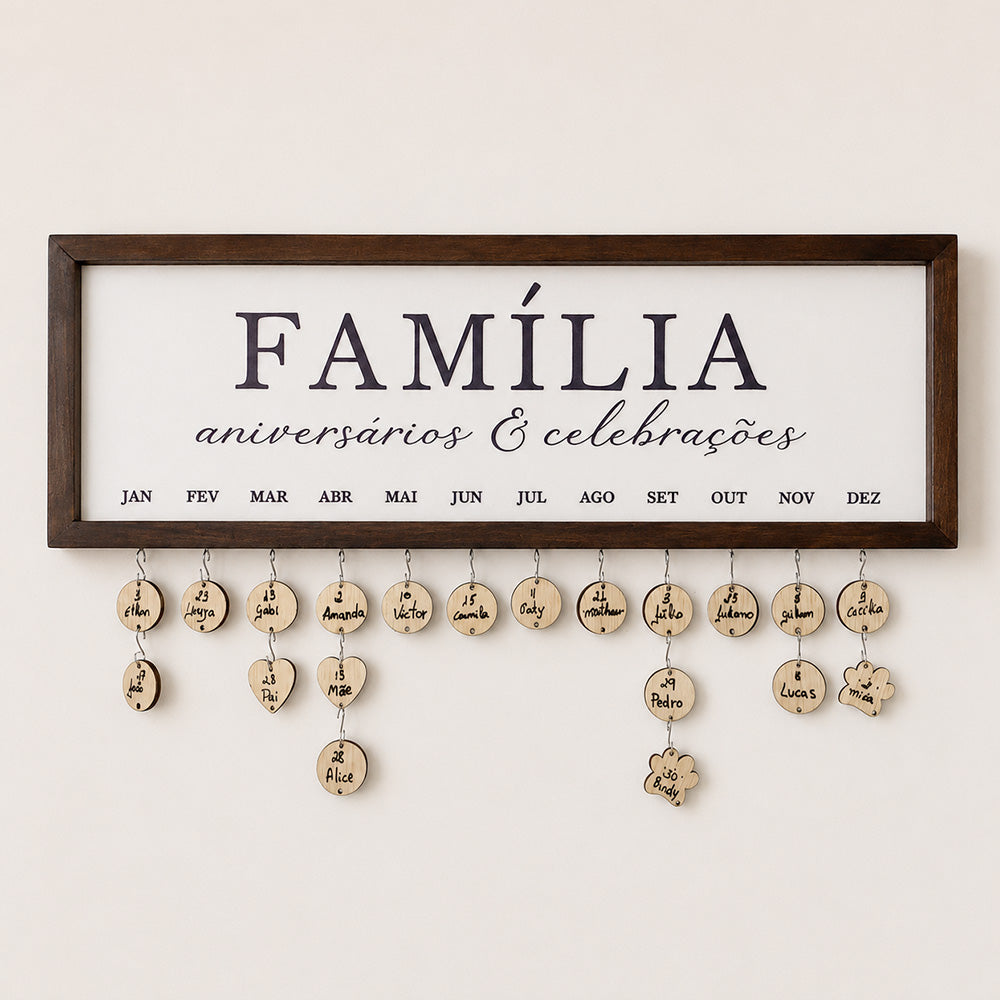 Calendário da Família™ - Aniversários &amp; Celebrações