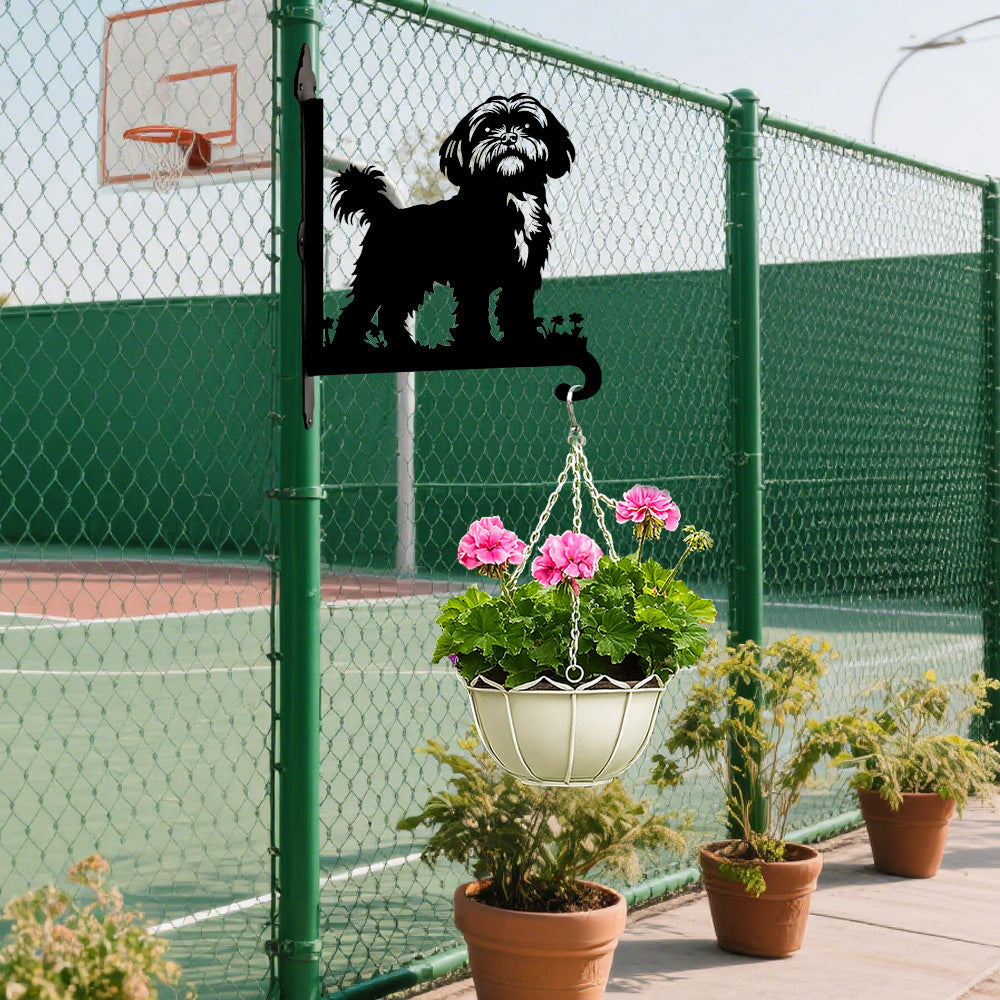 Shih Tzu - Suporte de Planta em Metal