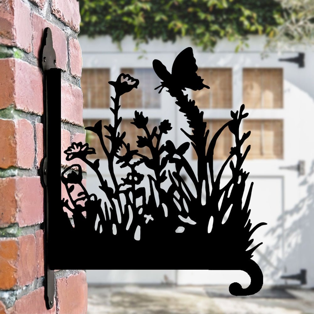 Borboleta no Jardim - Suporte de Planta em Metal