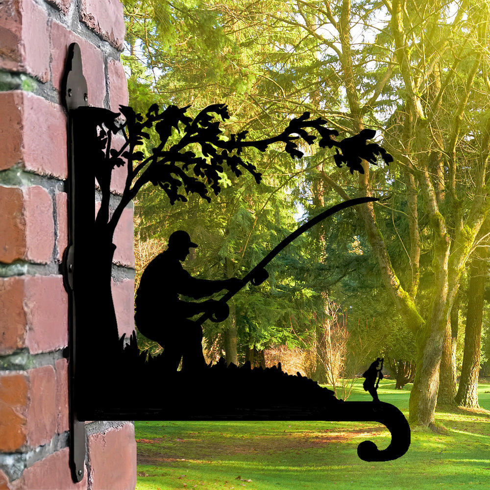 Pescador - Suporte de Planta em Metal