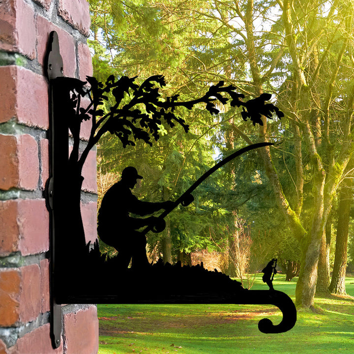 Pescador - Suporte de Planta em Metal