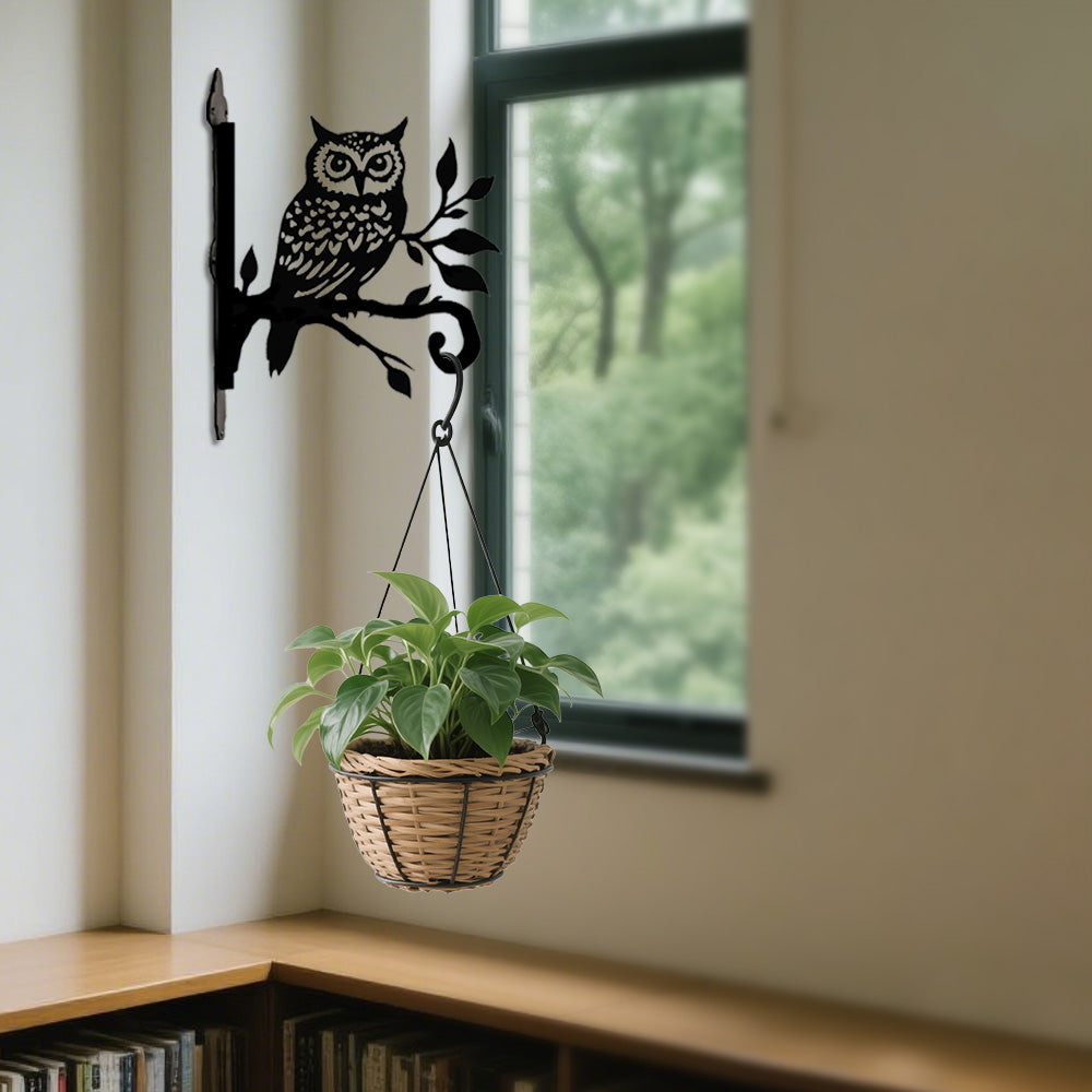 Coruja - Suporte de Planta em Metal