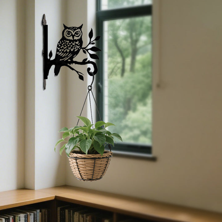Coruja - Suporte de Planta em Metal