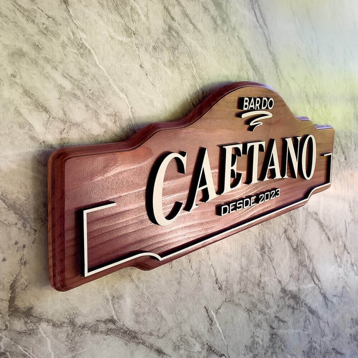 Placa Bar Personalizada