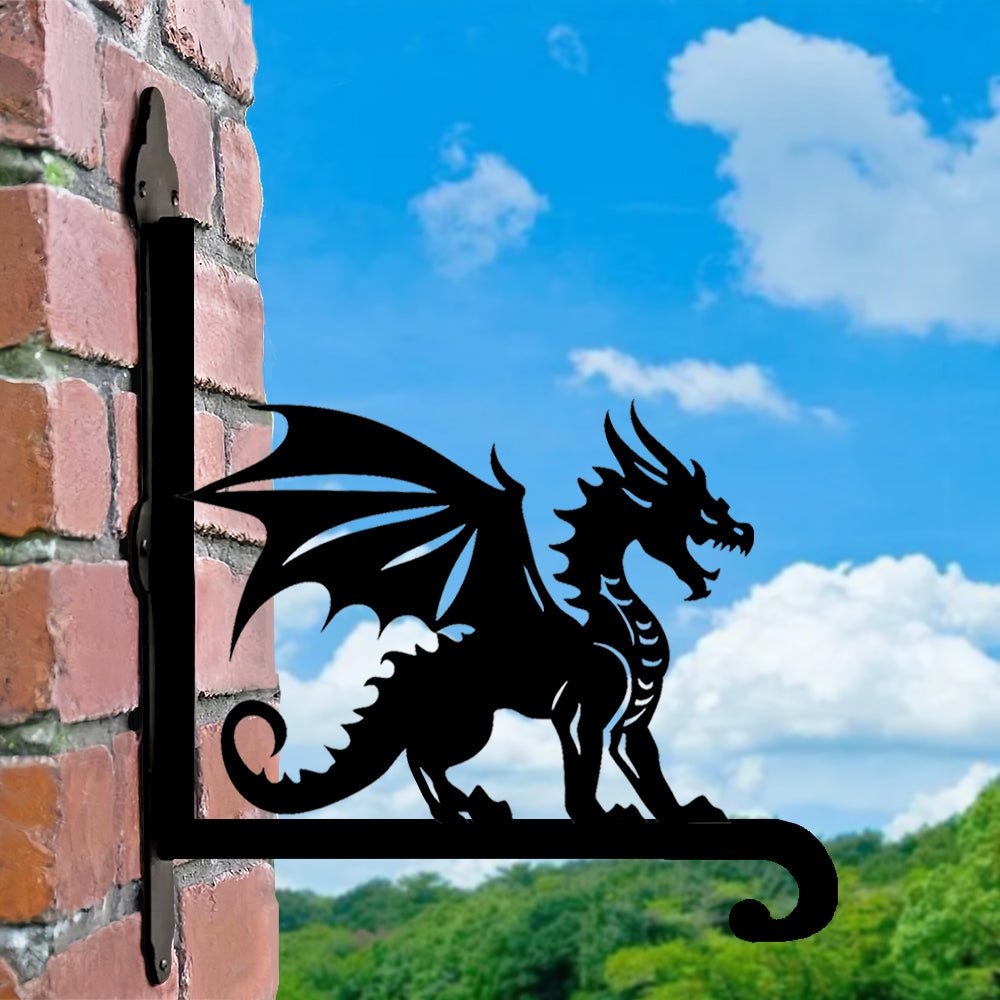 Dragão Galês - Suporte de Planta em Metal