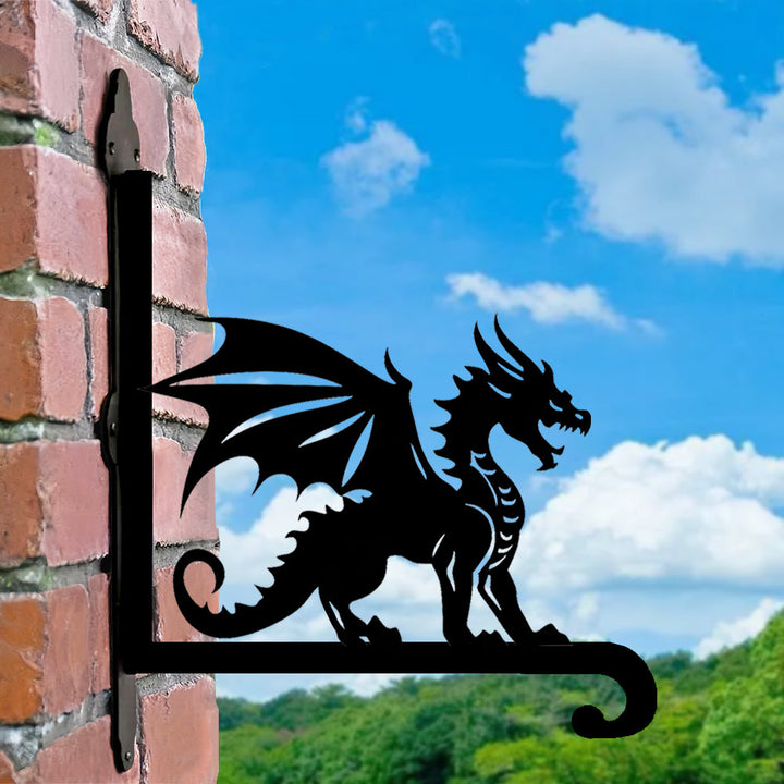 Dragão Galês - Suporte de Planta em Metal