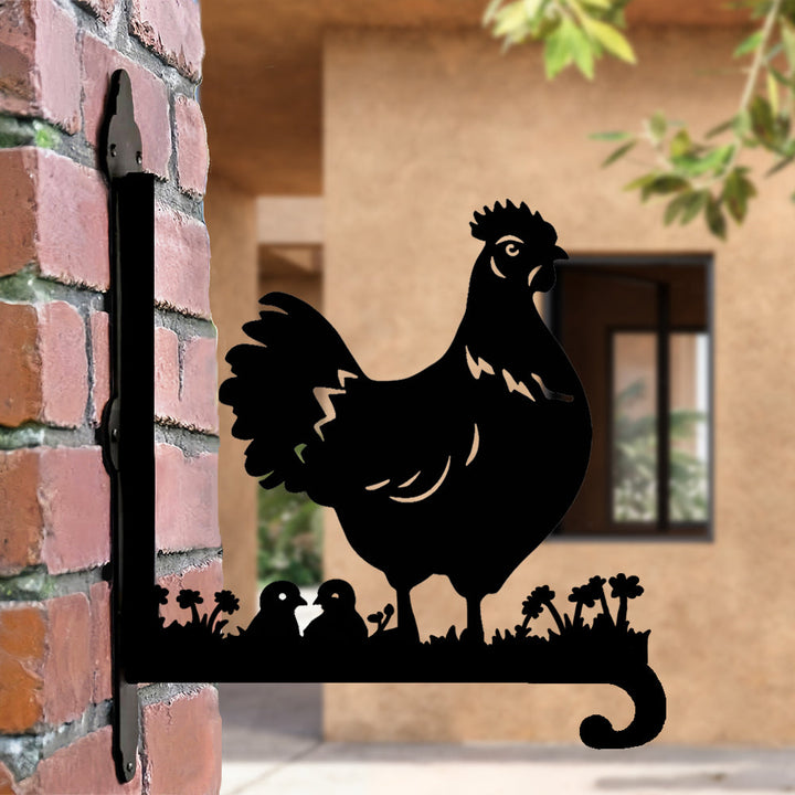 Galinha - Suporte de Planta em Metal