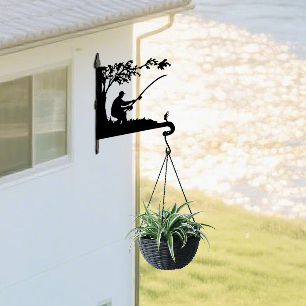Pescador - Suporte de Planta em Metal