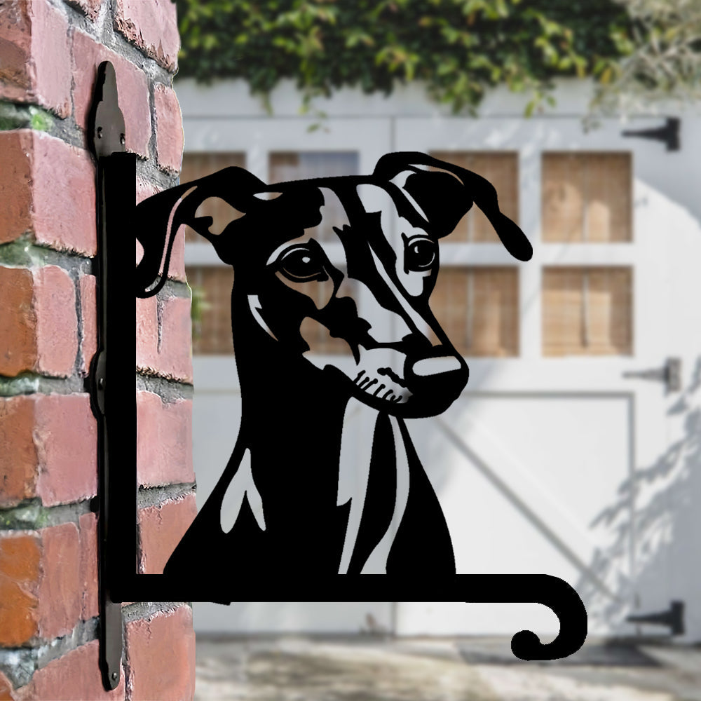 Galgo Inglês - Suporte de Planta em Metal