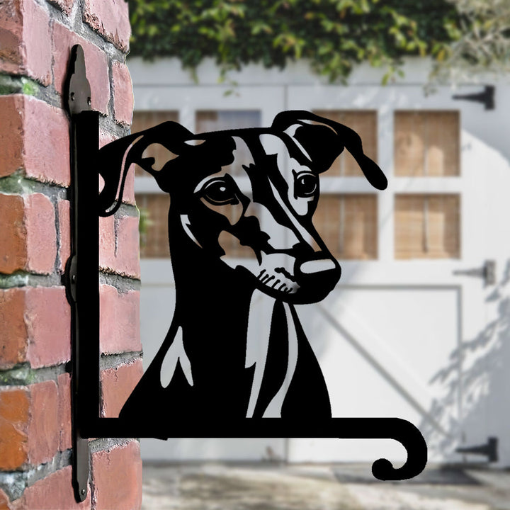 Galgo Inglês - Suporte de Planta em Metal