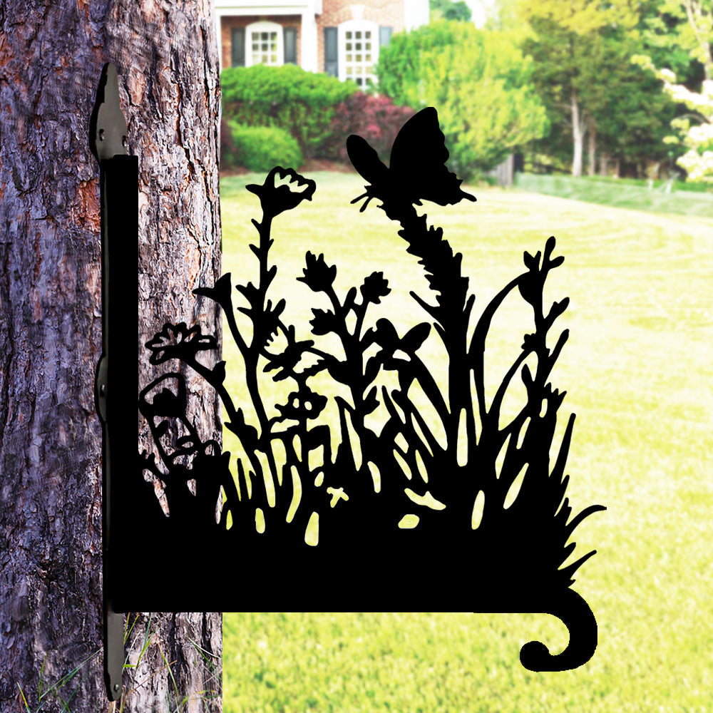 Borboleta no Jardim - Suporte de Planta em Metal
