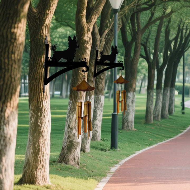 Highland Terrier - Suporte de Planta em Metal