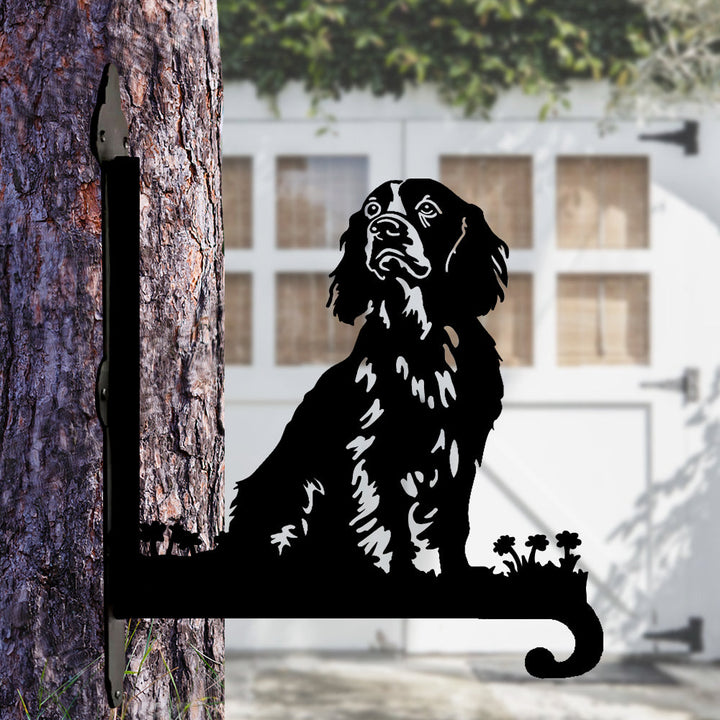 Springer Spaniel Inglês - Suporte de Planta em Metal