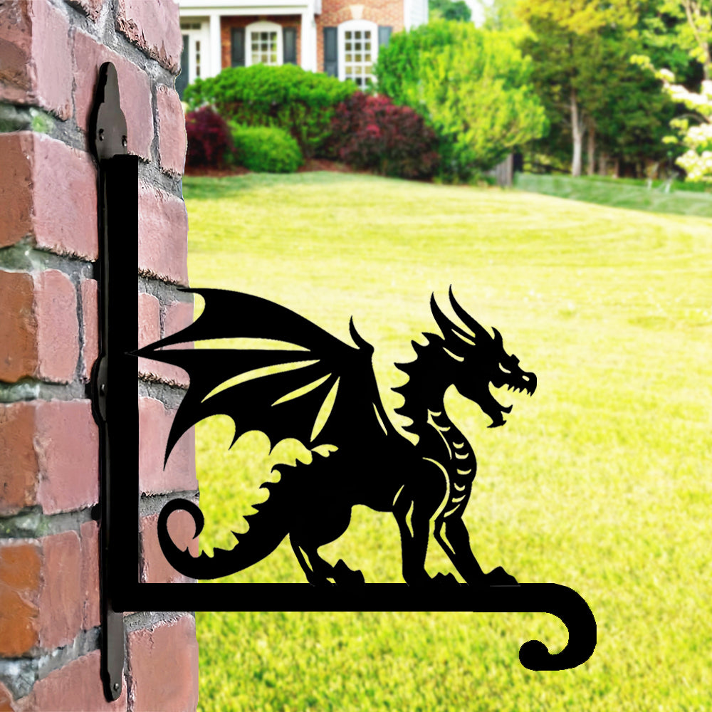 Dragão Galês - Suporte de Planta em Metal