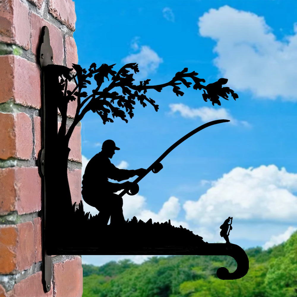 Pescador - Suporte de Planta em Metal