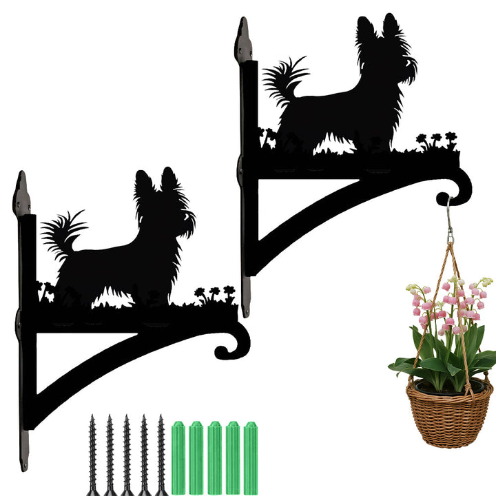 Highland Terrier - Suporte de Planta em Metal