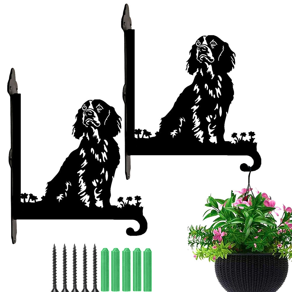 Springer Spaniel Inglês - Suporte de Planta em Metal