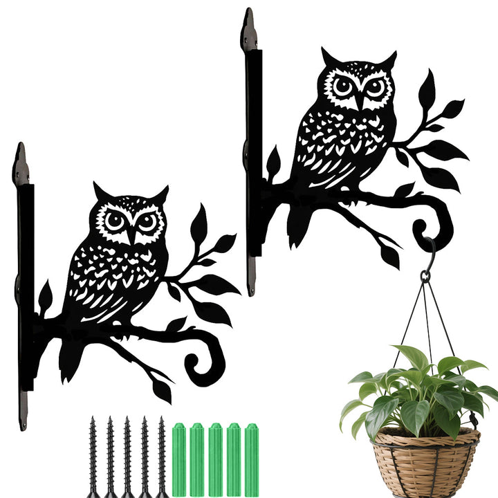 Coruja - Suporte de Planta em Metal