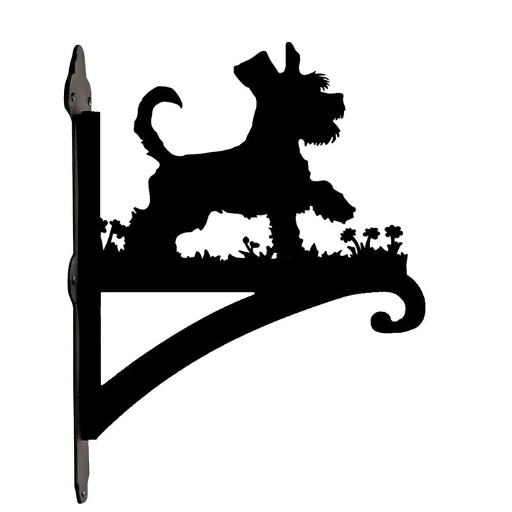 Mini Schnauzer - Suporte de Planta em Metal