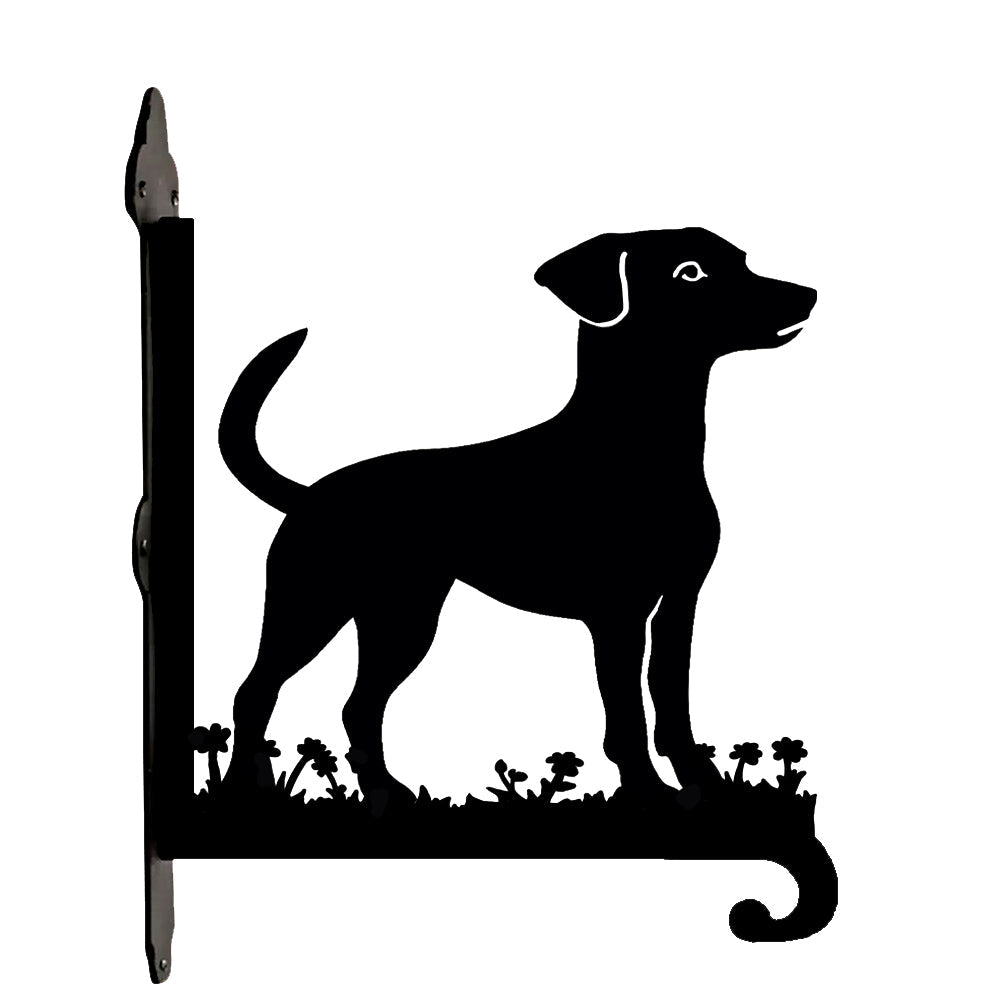 Jack Russell Terrier - Suporte de Planta em Metal