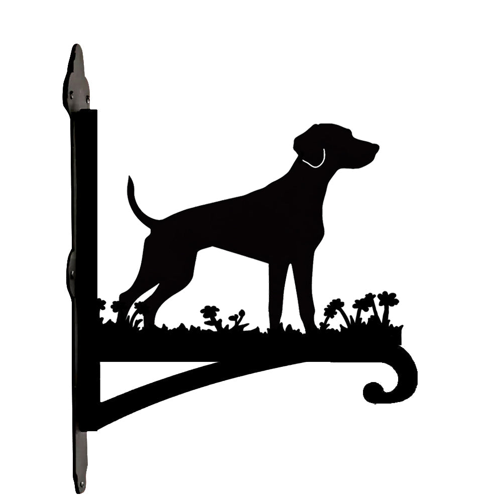 Braco Alemão de Pelo Curto - Suporte de Planta em Metal