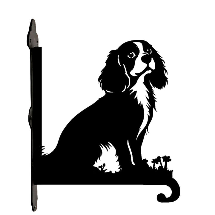 Cavalier King Charles Spaniel - Suporte de Planta em Metal