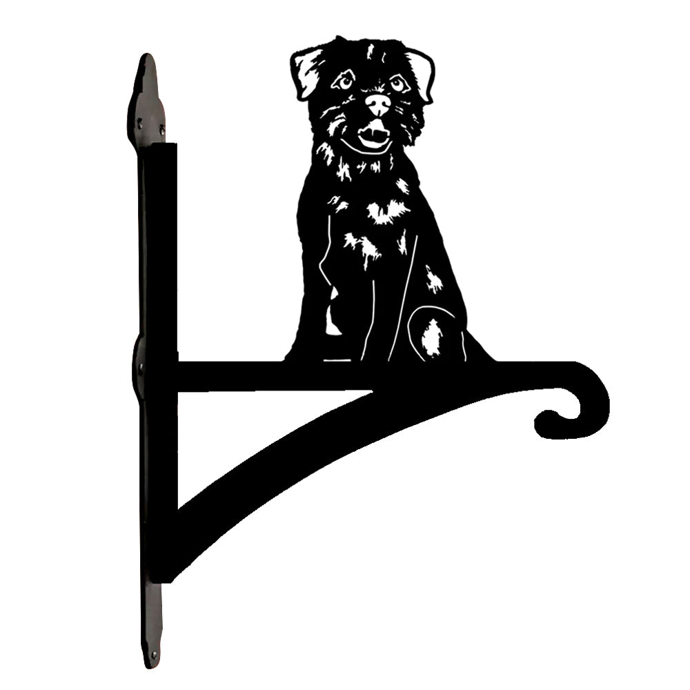 Border Terrier - Suporte de Planta em Metal