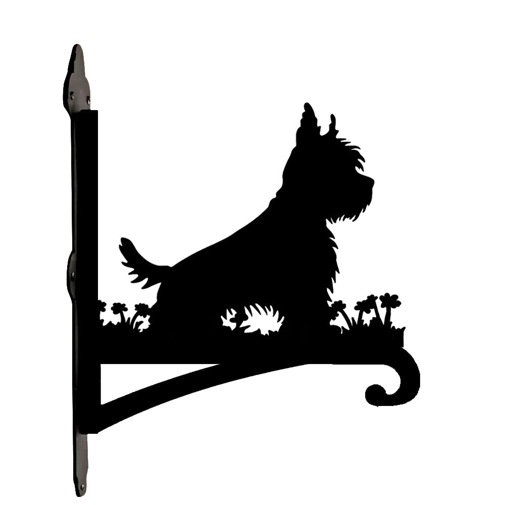 Terrier Escocês  - Suporte de Planta em Metal