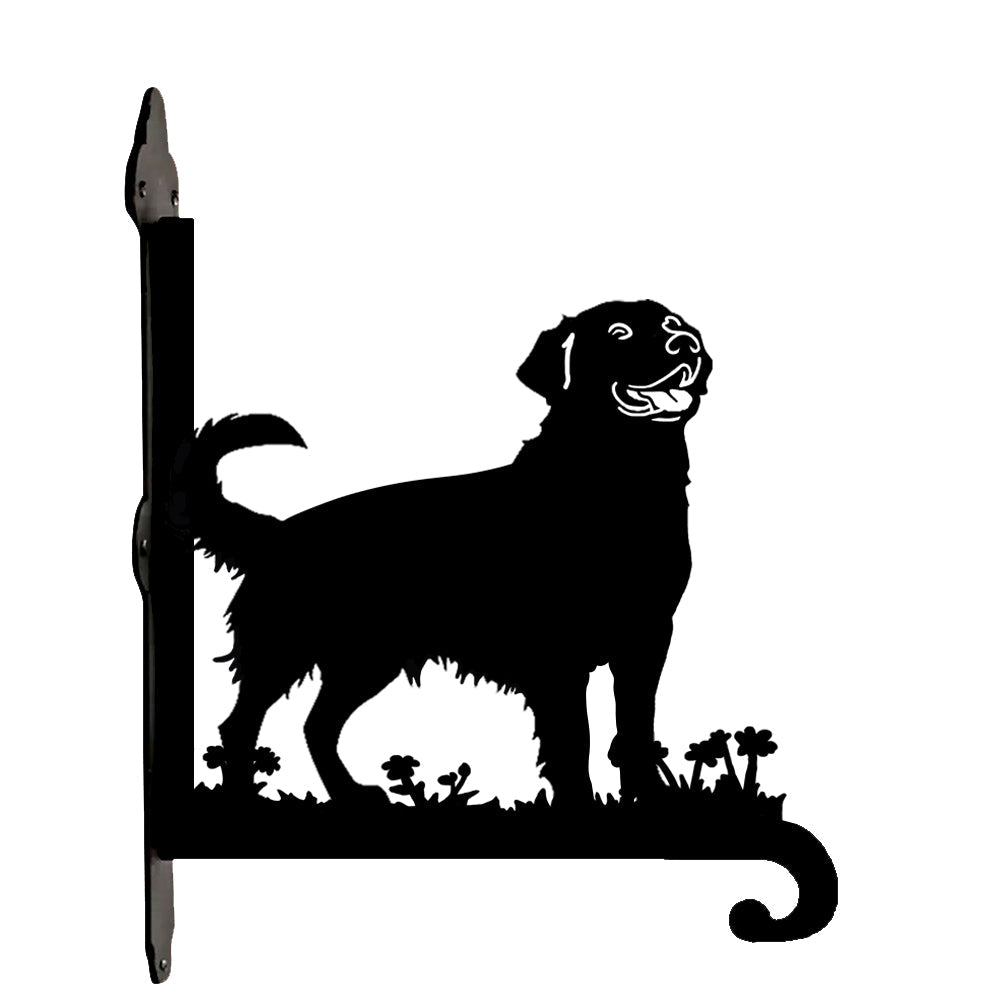 Golden Retriever - Suporte de Planta em Metal