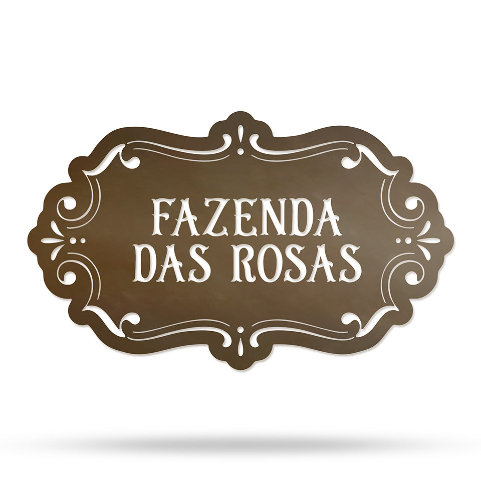 Placa Moldura Vistosa