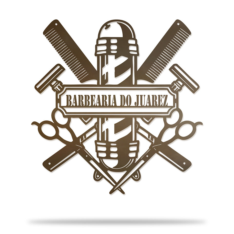 Placa Vintage Barbearia