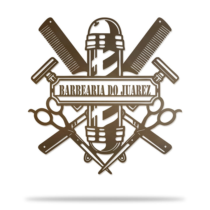 Placa Vintage Barbearia
