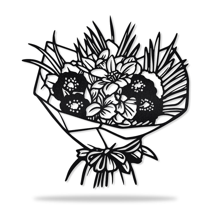 Buquê de Flores I em metal, personalizada sob medida