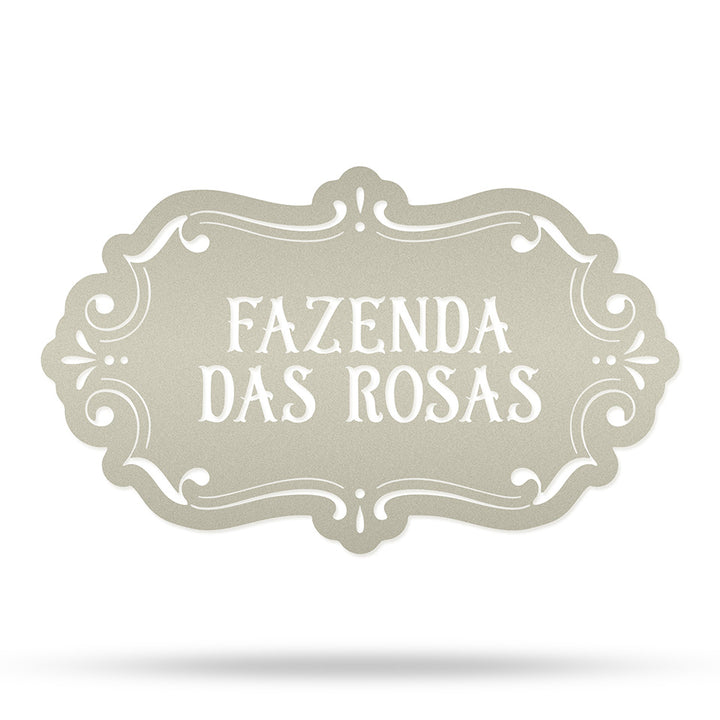 Placa Moldura Vistosa