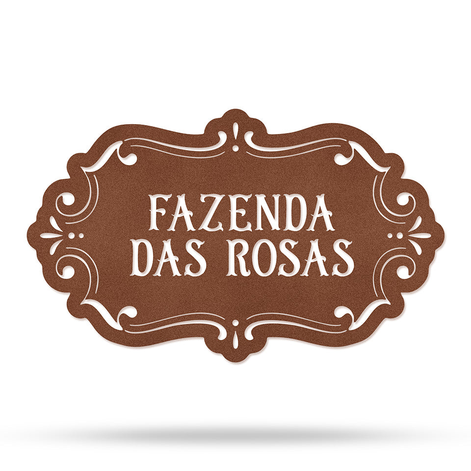 Placa Moldura Vistosa