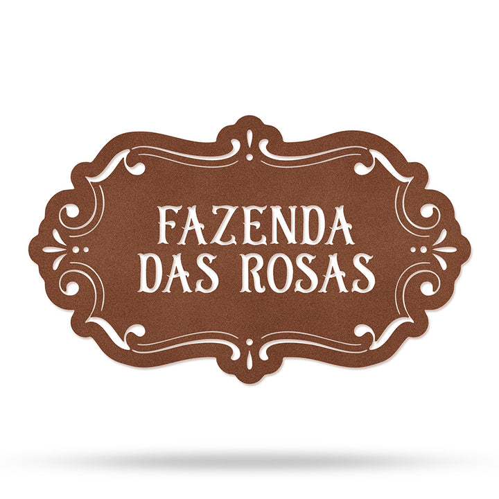 Placa Moldura Vistosa