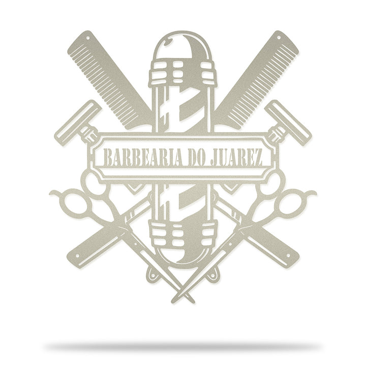 Placa Vintage Barbearia