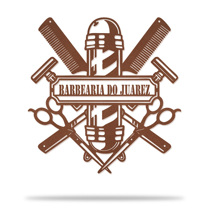 Placa Vintage Barbearia