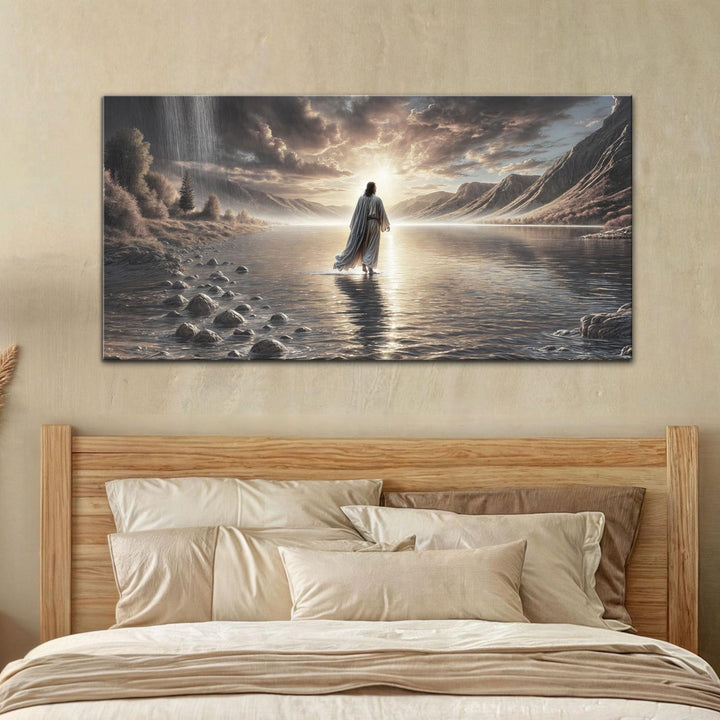 Quadro Jesus Andando Sobre as Águas
