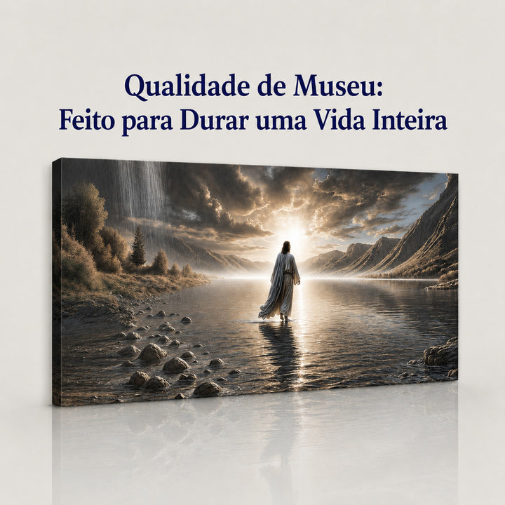 Quadro Jesus Andando Sobre as Águas