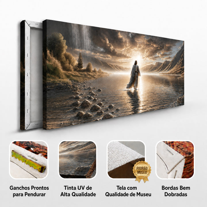 Quadro Jesus Andando Sobre as Águas