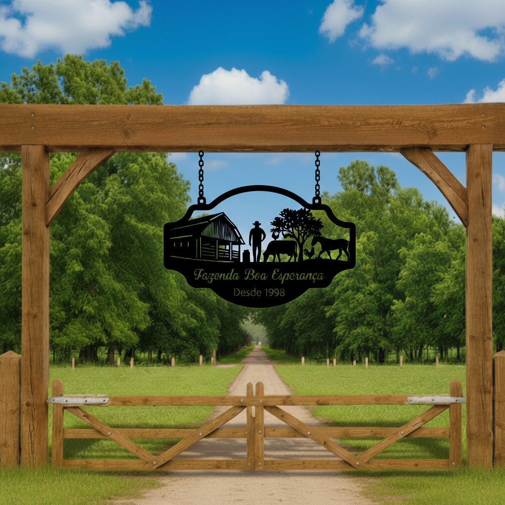 Placa Fazenda Boa Esperança