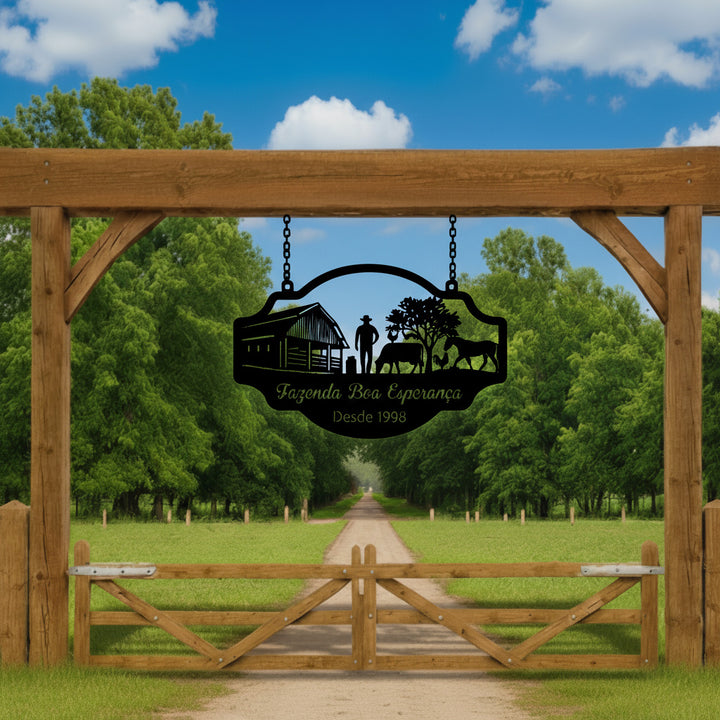 Placa Fazenda Boa Esperança