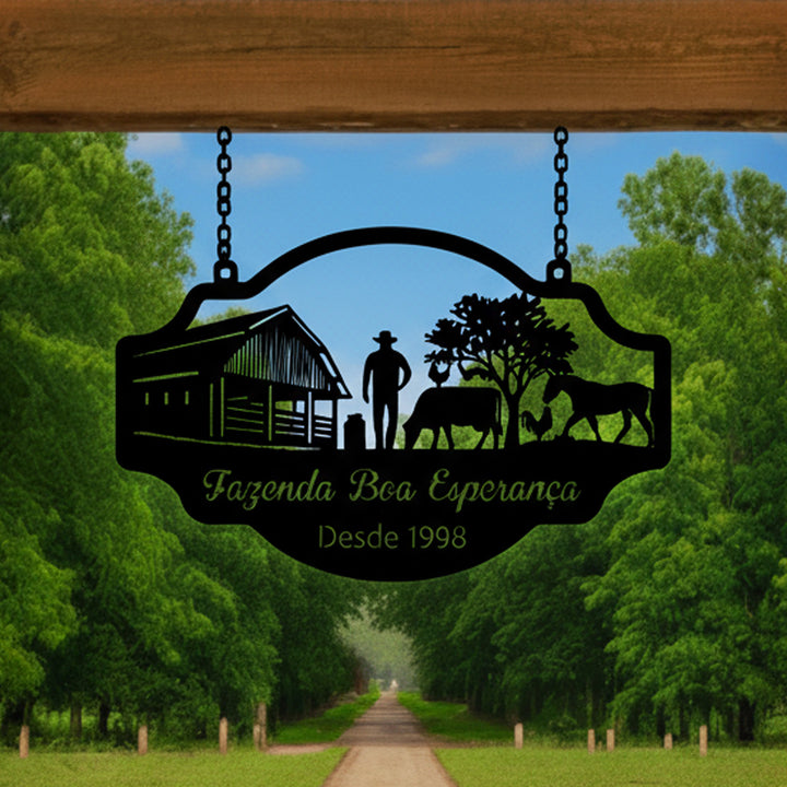 Placa Fazenda Boa Esperança