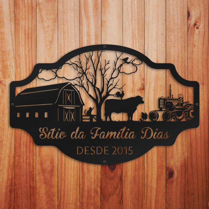 Placa Fazendinha
