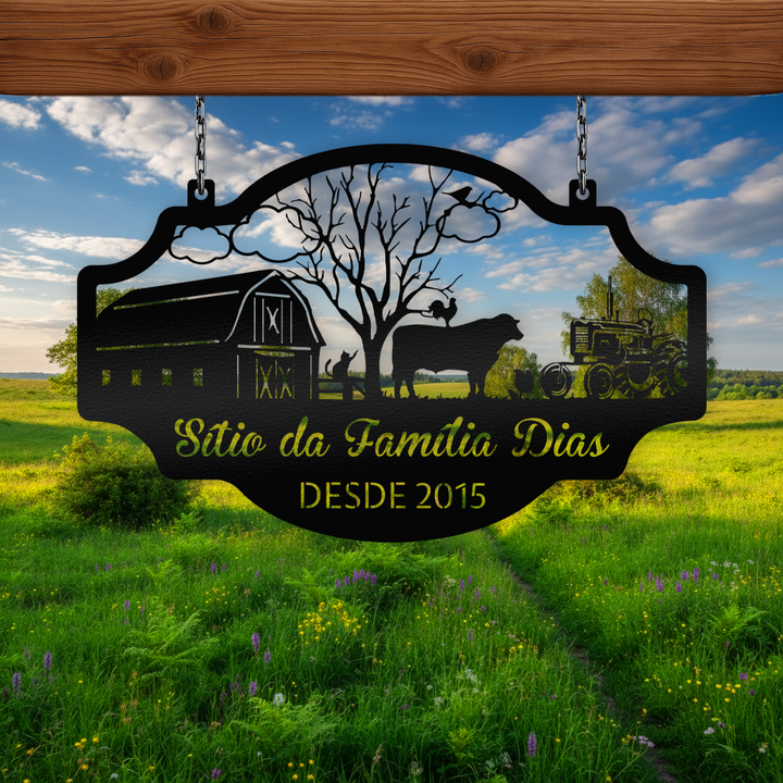 Placa Fazendinha