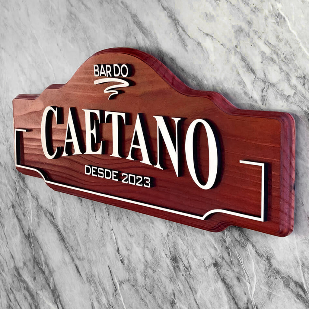 Placa Bar Personalizada