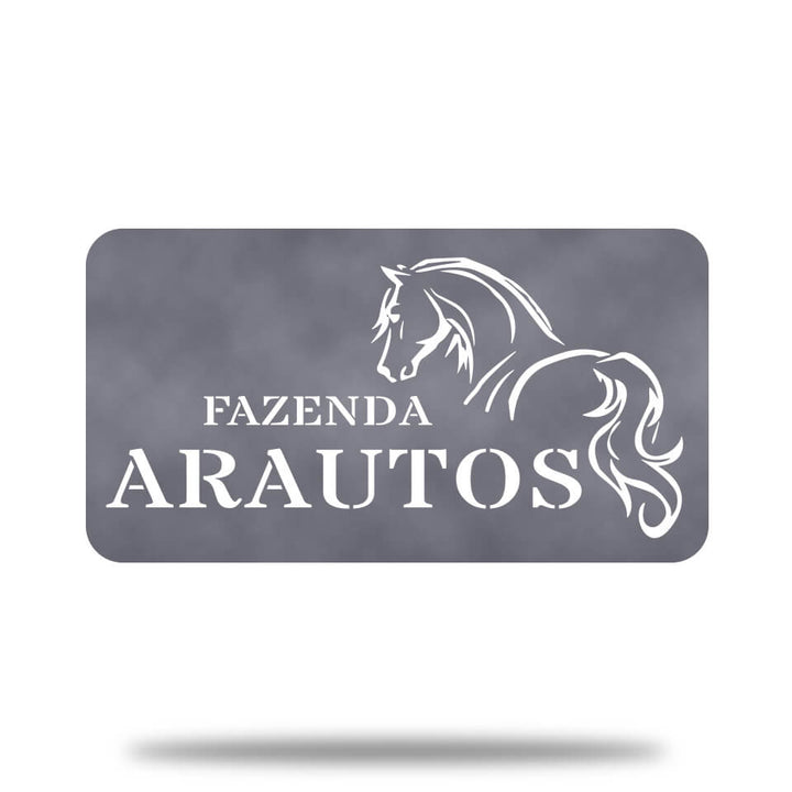 Placa Cavalo Refinado